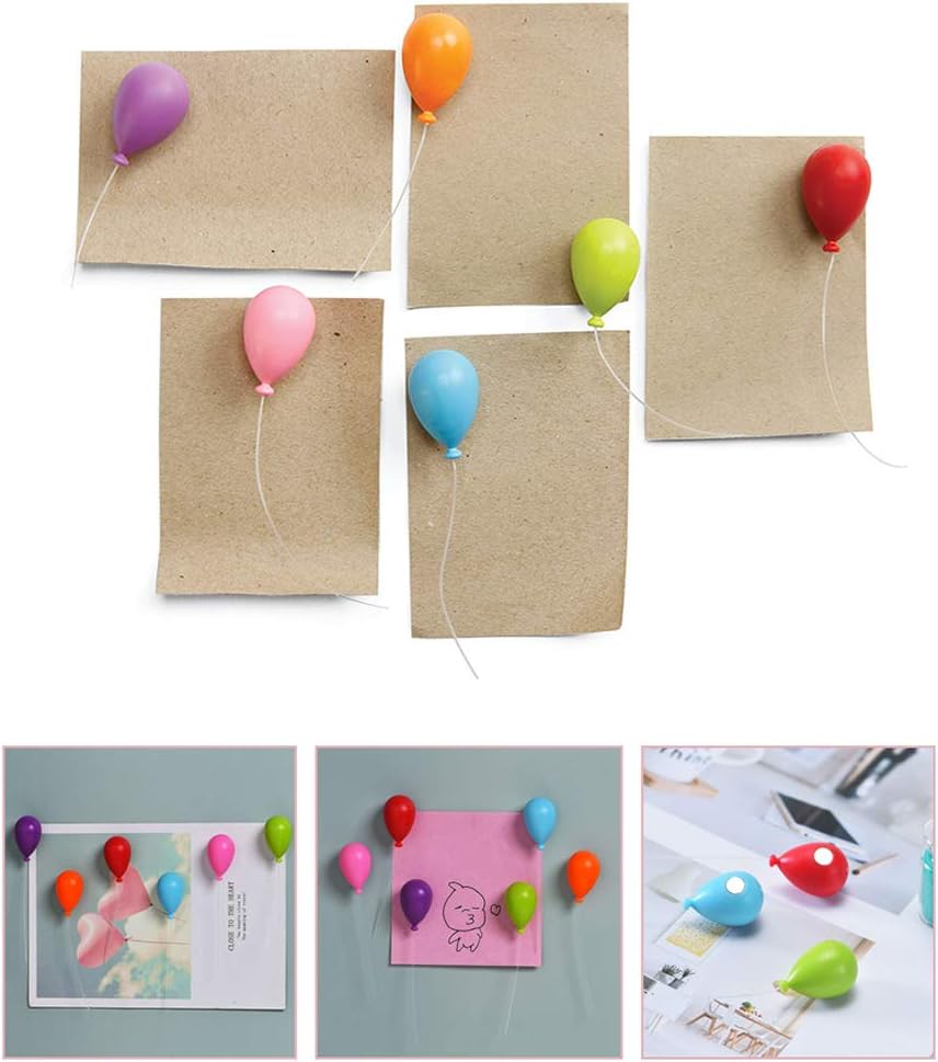Cute Balloon Refrigerator Magnet Strong Little Fridge Magnets for Whiteboard,Chalkboard, Dry Erase Board