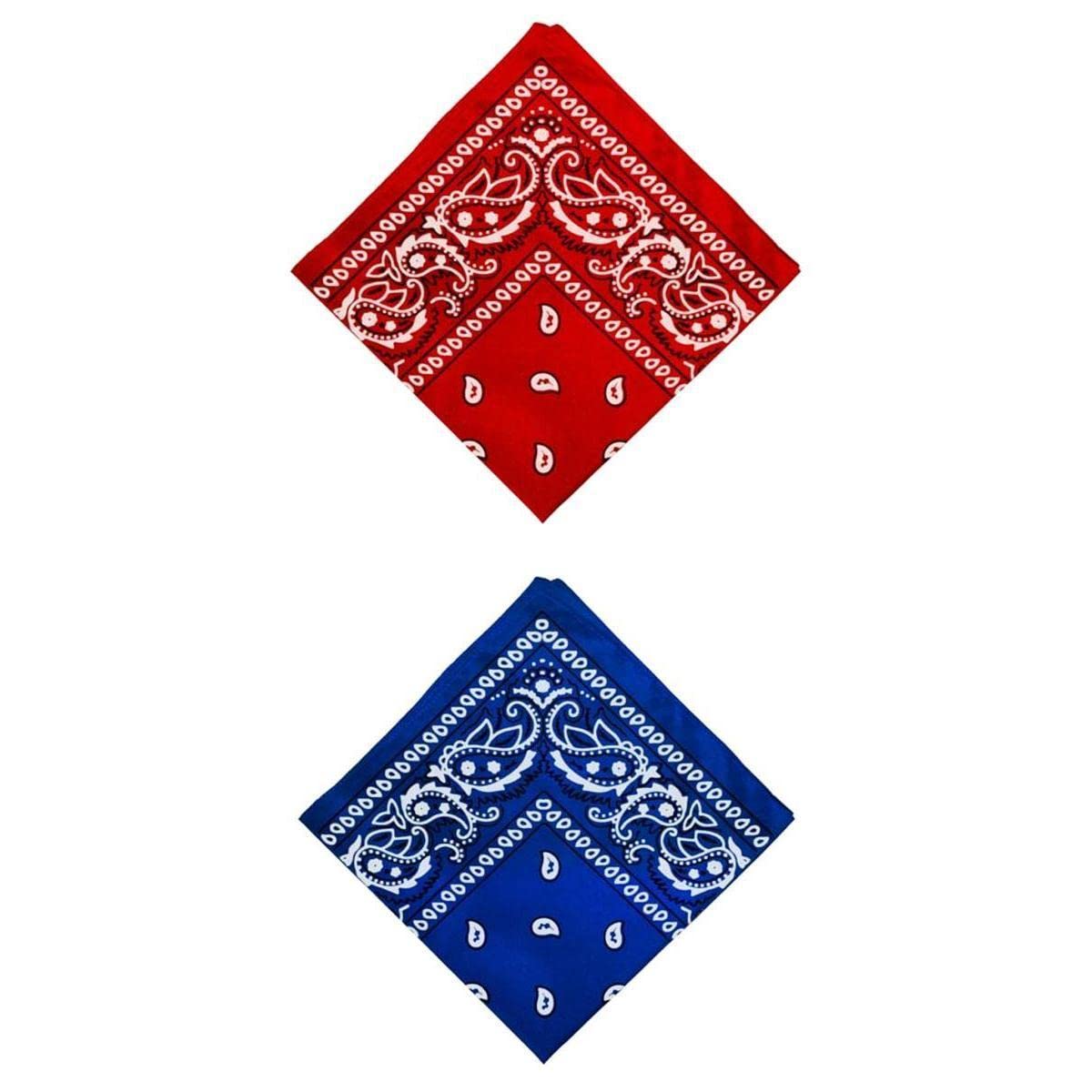 Merishopp 2X Women Men Cotton Paisley Print Paisley Bandana Head Wrap Neck Hair Band | Clothing Shoes & Accessories | Womens Accessories | Scarves & Wraps-picture-35