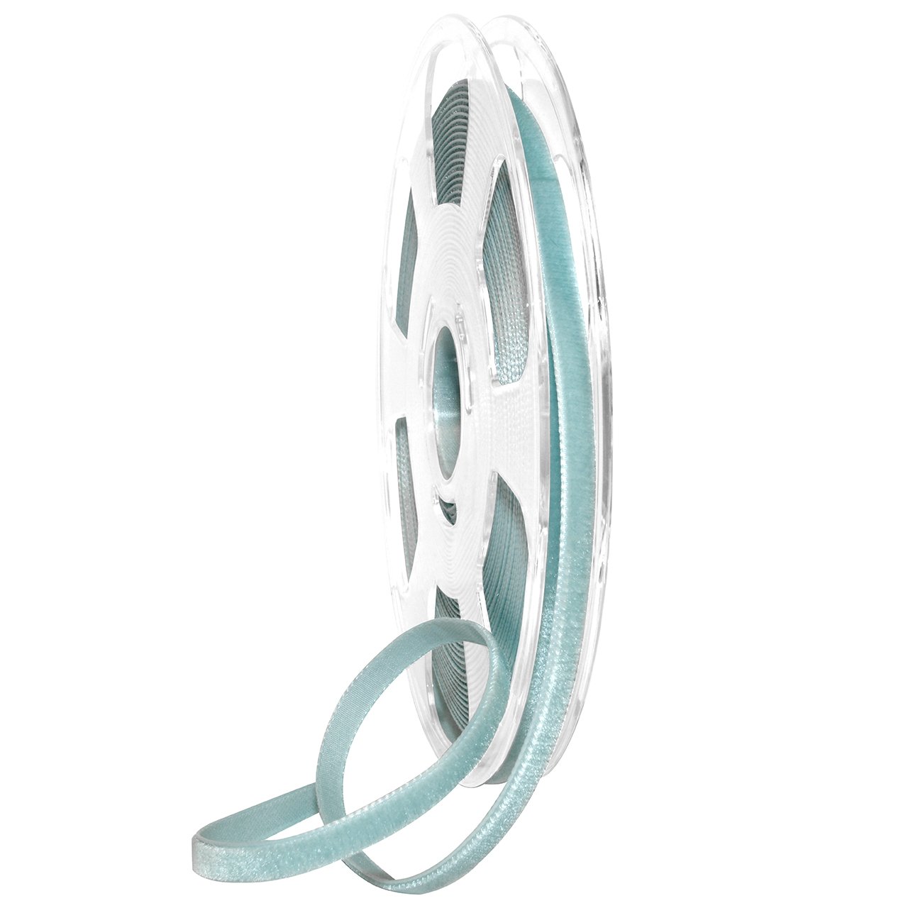 Morex Ribbon Nylvalour cinta de terciopelo, nailon, 5/16 pulgadas por 11 yardas, hortensias, artículo 01207/10-625, 5/16" x 11 Yd