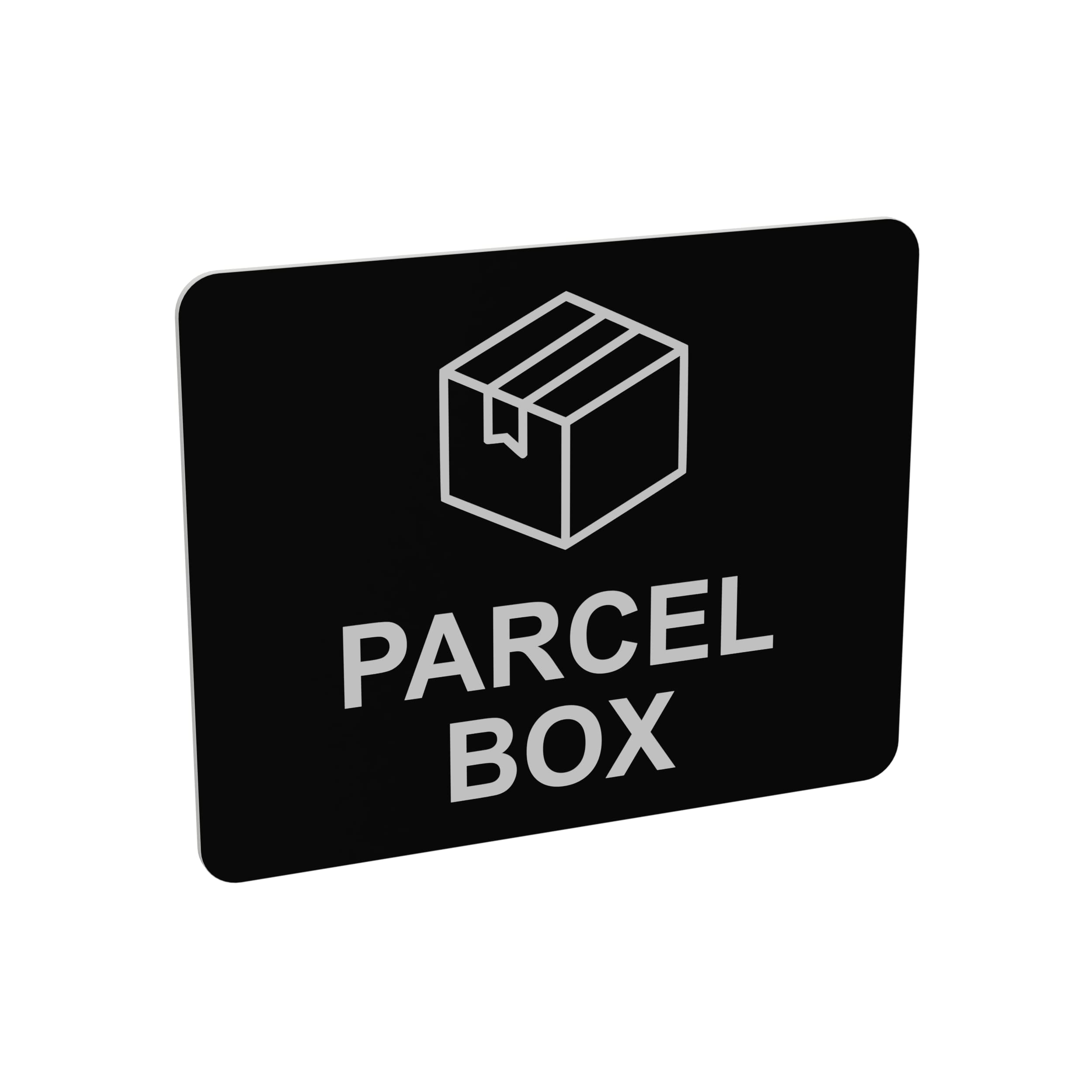 Please Drop Your Parcel Here Signage PVC Sign Sticker Board - View #9