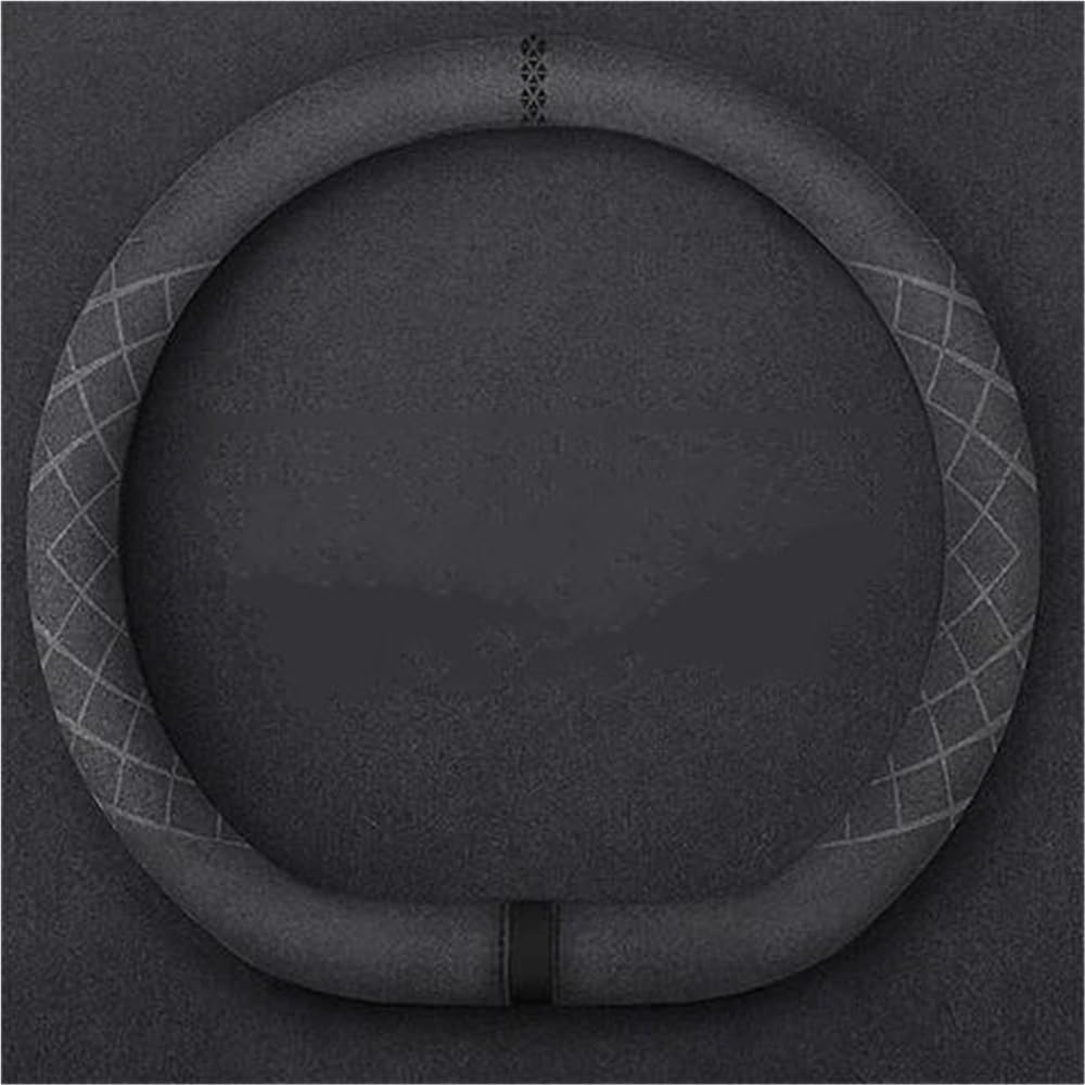 ZYMKKDYLM Car Steering Wheel Cover Protection compatible for BMW Z4 Z4M E85 E86 E89 G29 E52 20i 30i M40i Anti-slip Breathable Soft Steering Wheel Cover, Car Decor Supplies,D-Black