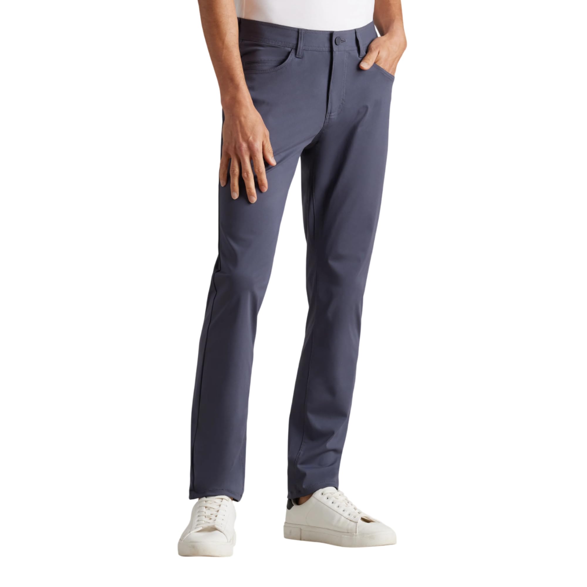 Rhone Commuter Five Pocket Men's Pants, Stretch Fabric, Slim-Straight Fit Mens Jeans, All-Day Comfort Golf Pants