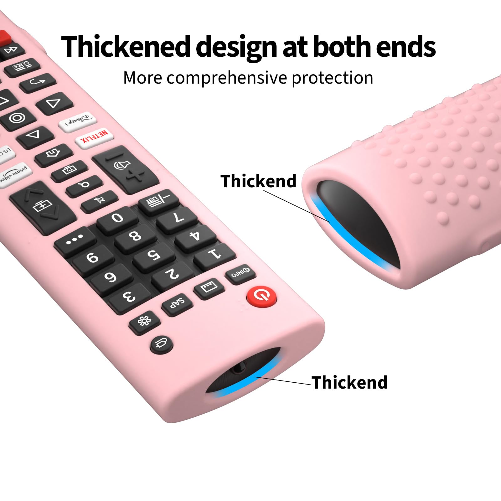 Lot De 2 Étui De Protection En Silicone Pour Télécommande Lg