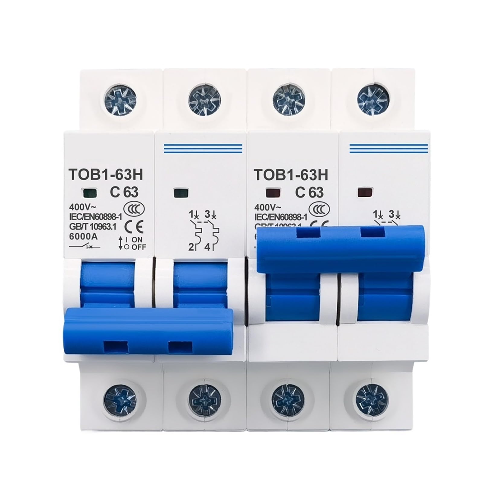 Inverseur de source MTS 2P 25A commutation manuelle double alimentation sans blocage - 7