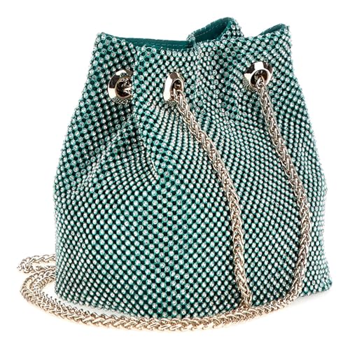 Pochette GUESS Lua Emerald : mini sac à main vert pour femme - 4