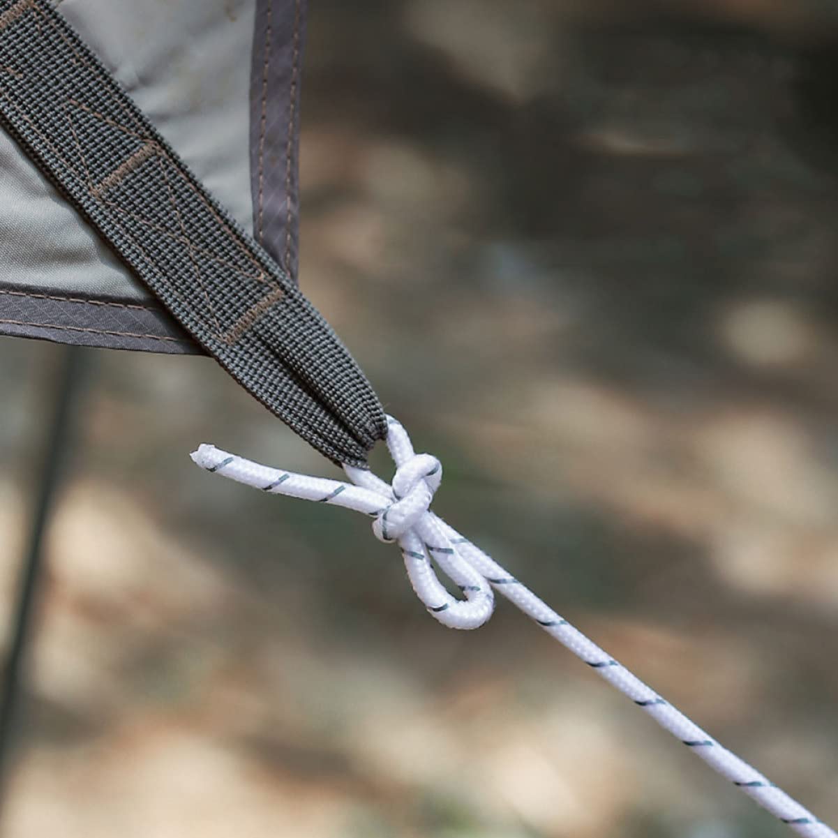 Toyvian 4sets Outdoor Tent Rope Guy Lines Camping Tarp Shelter Wind Rope 2pcs*4