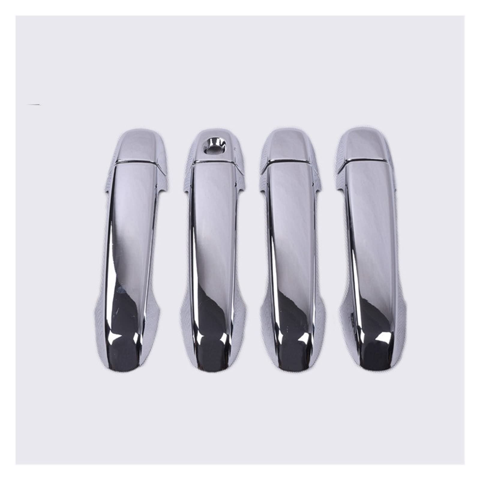 RINKTEEA Exterior Car Door Handle for Camry 2012-2016 Chrome Carbon Fiber Car Side Door Handle Cover Trim Sticker Styling Accessories(Silver)