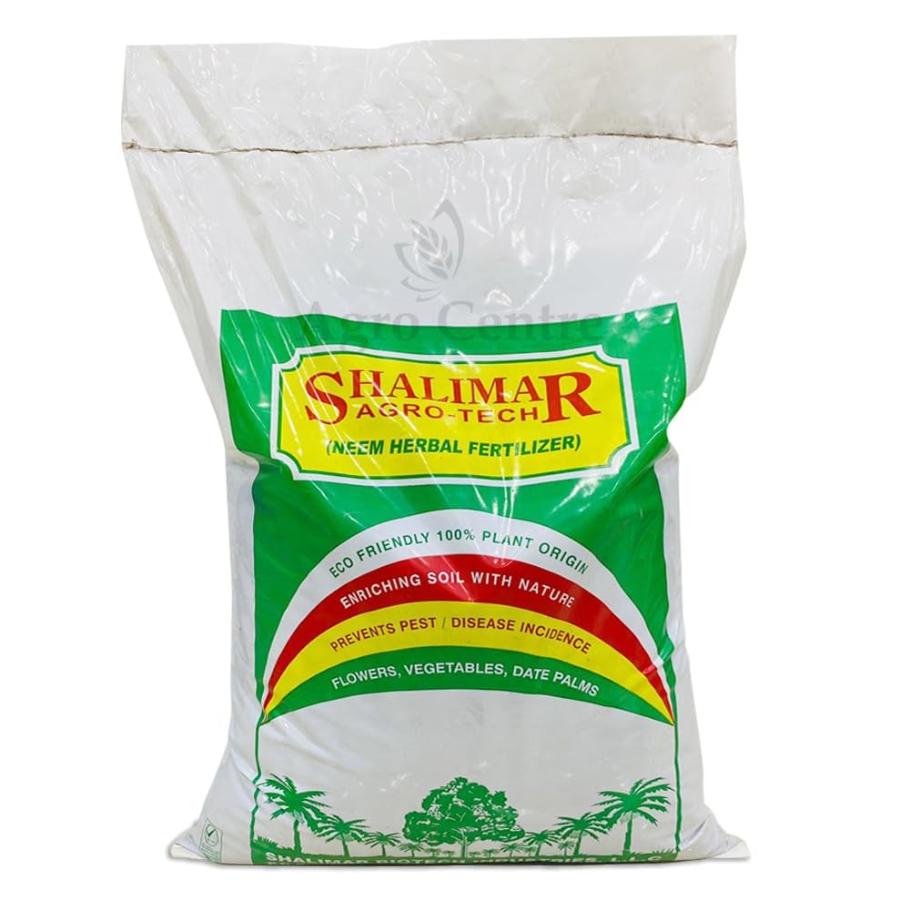 Shalimar Neem Herbal Fertilizer Powder - 20 LBS | farmers choice | organic fertilizer | indoor & outdoor | 20 LBS