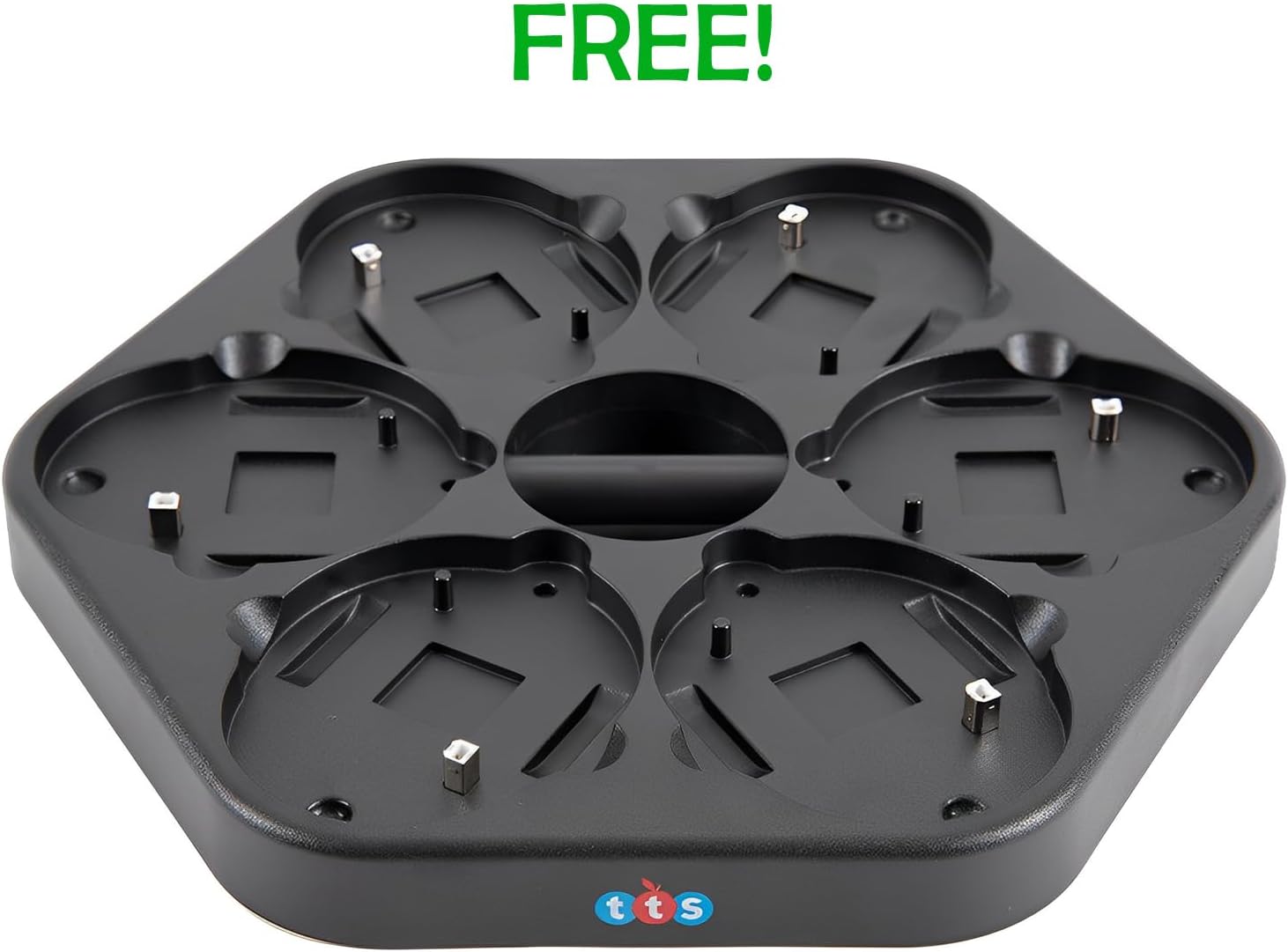 Basic Programming Pack: 6 Blue Bot Floor Robotics (Free Docking Station with USB Cable) with Country Side Activity Floor Mat - New See & Say Version