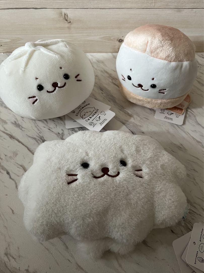 現在非売品!]しろたん 肉まん 抱き枕 ぬいぐるみ 大きい白い肉まん