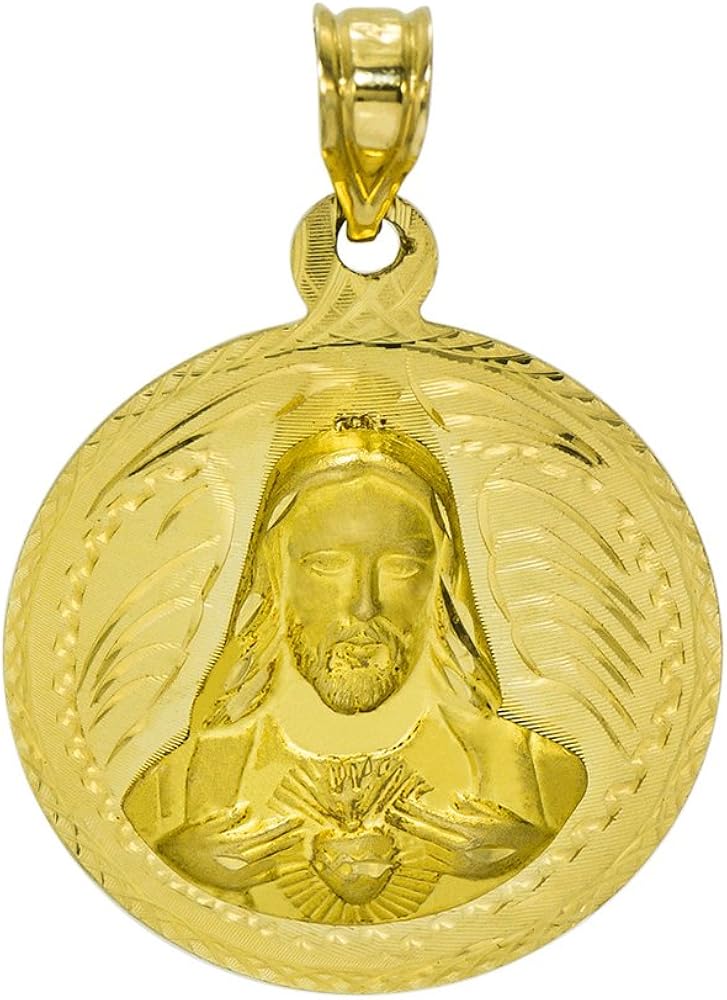 Jesus charm gold Clearance