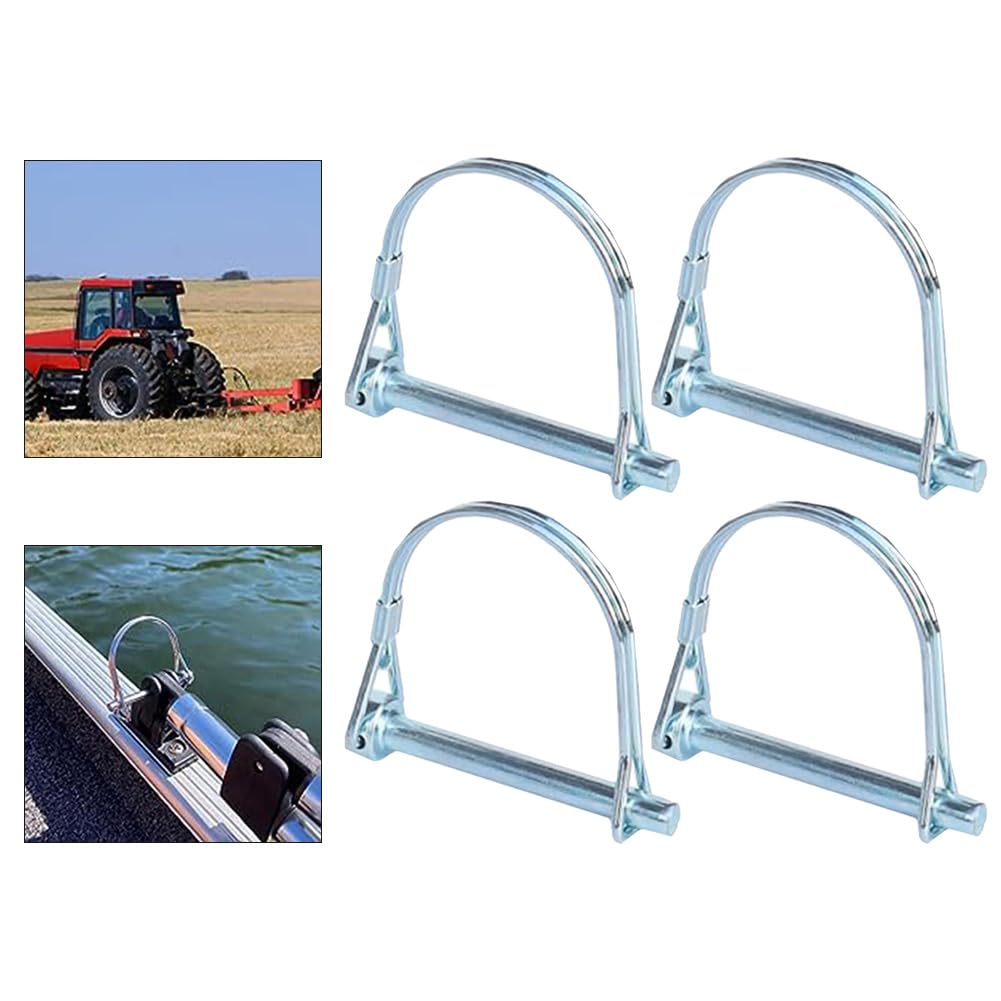 Trailer Pin 12pcs Safety Coupler Pin in Galvanized Carbon Steel Finish Compact Size Makes it Easy to Store and Handle During Use for Towing