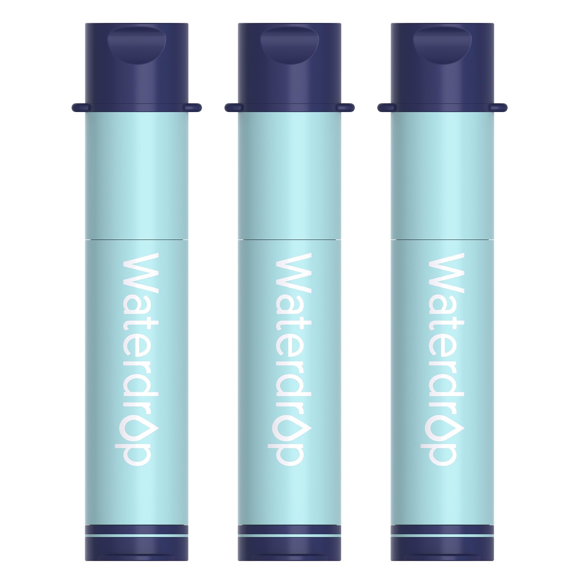 Waterdrop Cannuccia con Filtro dell'Acqua per l'Escursionismo, Sistema di Filtraggio Portatile da Campeggio, Purificatore d'Acqua Potabile per Zaino da Viaggio per Escursionismo di Emergenza (3)