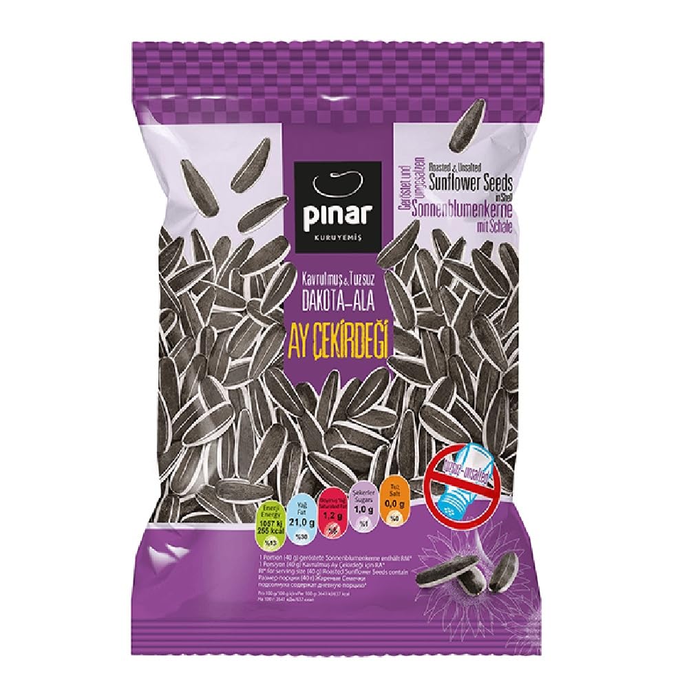 Pınar Siyah-Ala Ayçekirdeği Tuzsuz 125 gr