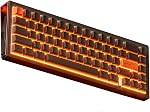 MelGeek REAL67 65% Hall Effet magnétique jeu clavier avec RGB, Déclencheur rapide, actionnement réglable pour FPS & Les joueurs de rythme, 8K Taux de sondage de Hz, latence de 0,125ms, SOCD pour Mac/Windows/Linux