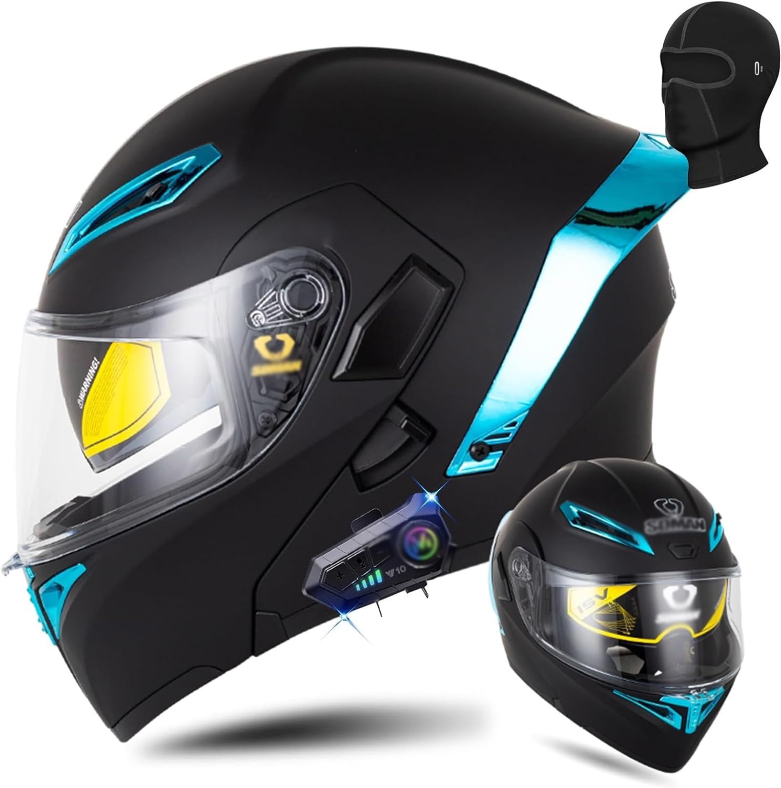 Casco Modulare Amazon Casco Modulare Moto Bluetooth Integrato