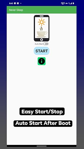 Never Sleep (Caffeine) for Android