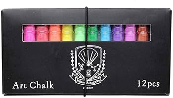 三菱鉛筆　カーボンチョーク　4ダース(12本入)+10本　計58本 Amazon | Kitpas 日本理化学 ダストレス スクール アート チョーク 12