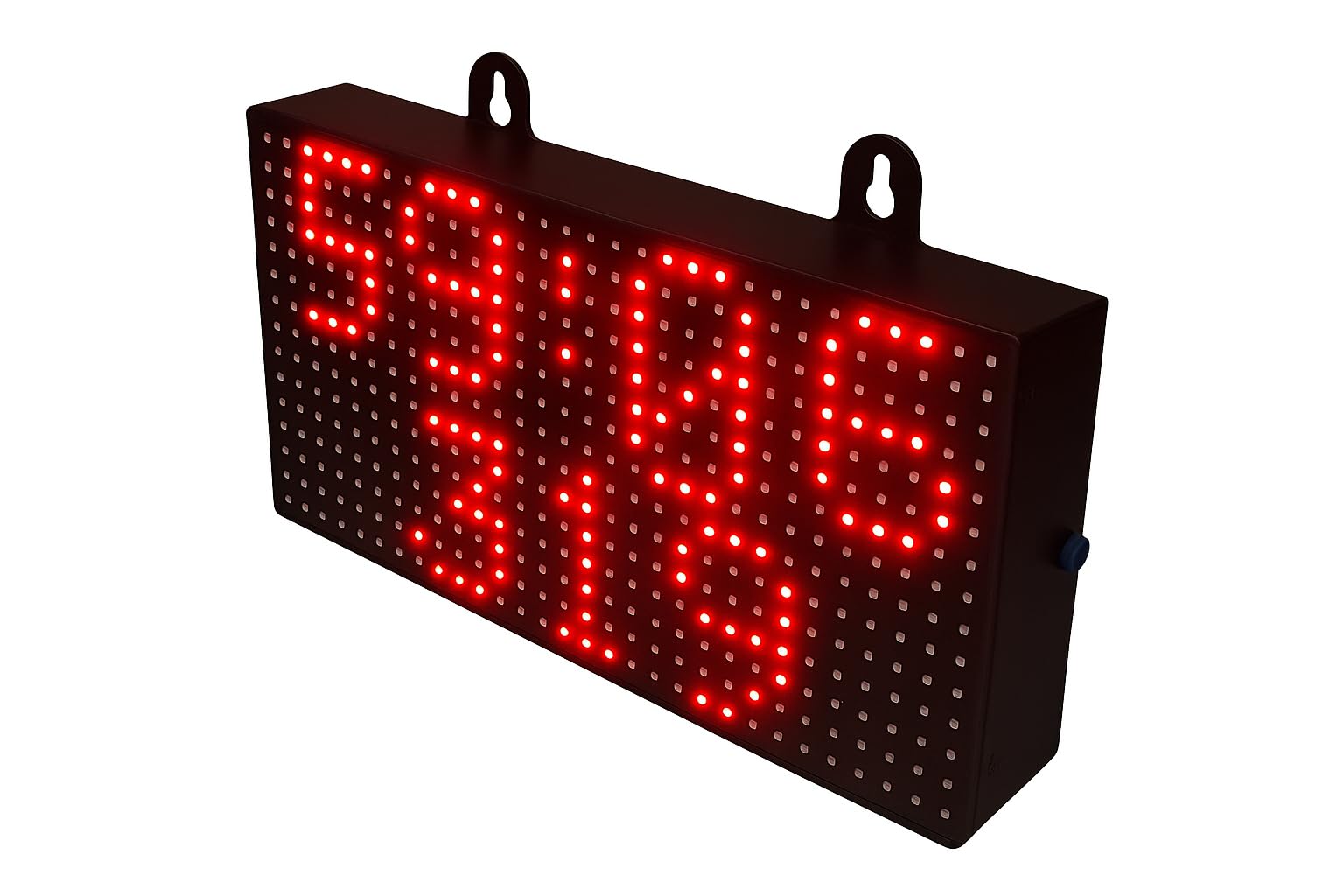 Digital LED Stopwatch with WiFi Control, 64cm x 16cm Display, Metal Body, Multiple Timing Modes (Red)