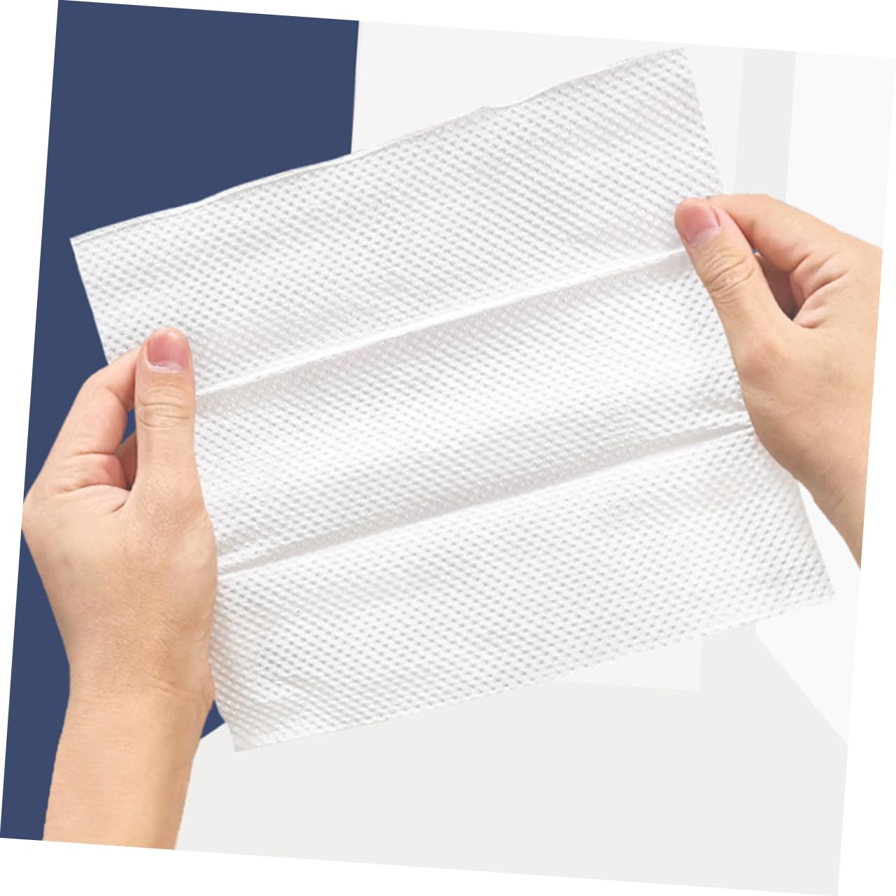 Asciugamani di Carta Multiuso per Bagno, 5 Buste, Bianco | Carta Assorbente ad Acqua, Uso in Cucina e Ristorazione, 120 Fogli Complessivi