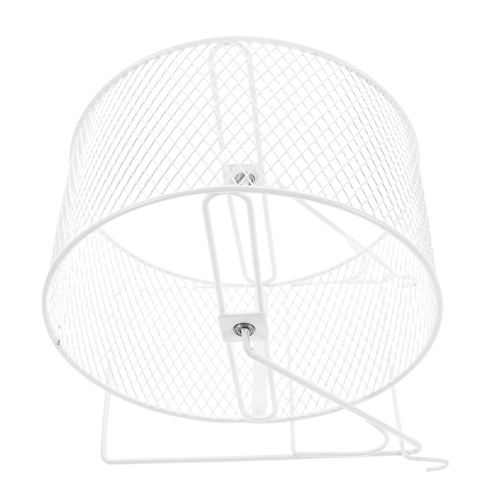 WOONEKY Ruota Silenziosa per Criceti Metallo per Esercizi per Gerbilli Topi Cincillà e Ratti Cuscinetti per Correre senza Rumore per Piccoli Animali Domestici