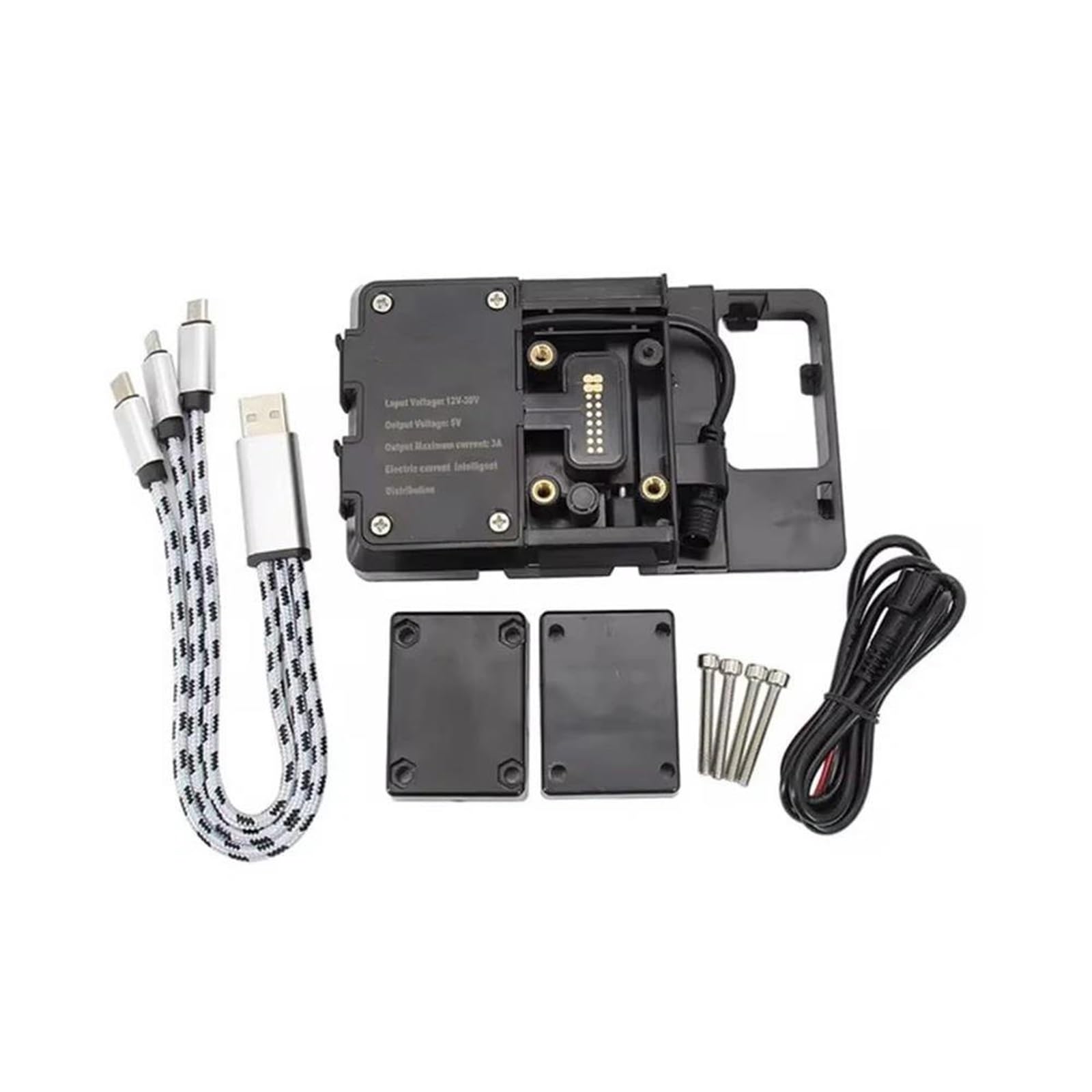 Support de navigation moto KLAUER avec charge USB pour J300 2013-2021