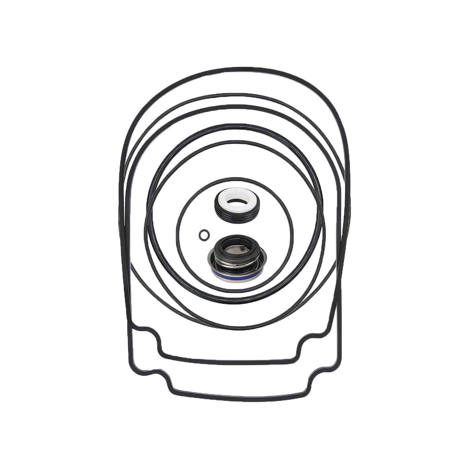 MEFONKOUO-Ring Repair Kit for Whis-perflo in-telliflo Rebuild Kit 32 Replacement PS-1000 AS-1000 Shaft Seal Pump Part