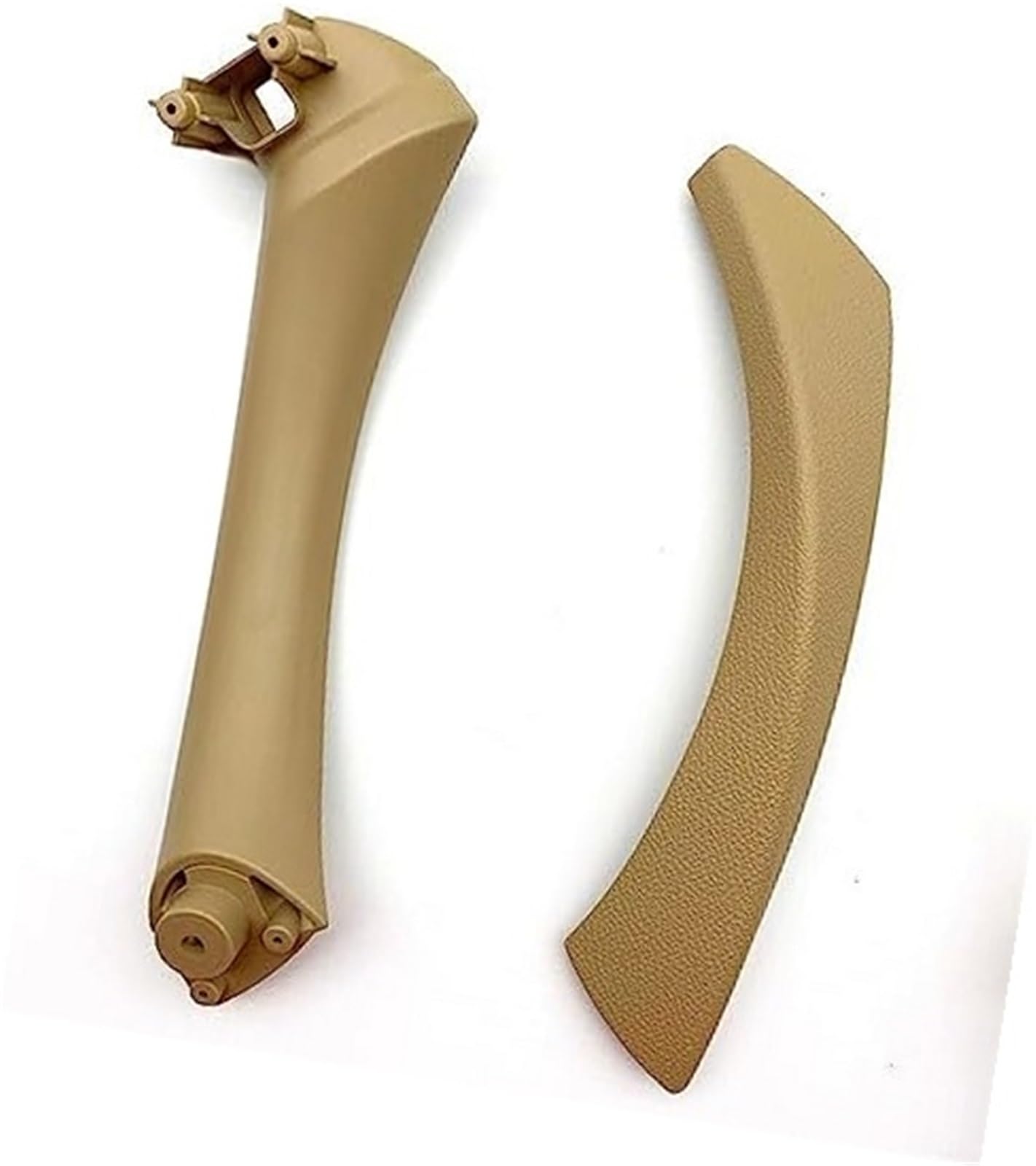 Pizgear Beige One The Right Car Inner Handle Cover Car Inner Interior Door Handle 51419150340 Panel, For Bmw E90 E91 3-Series Sedan Pull Trim Cover 51417230850 51419150335(Beige One The Right)