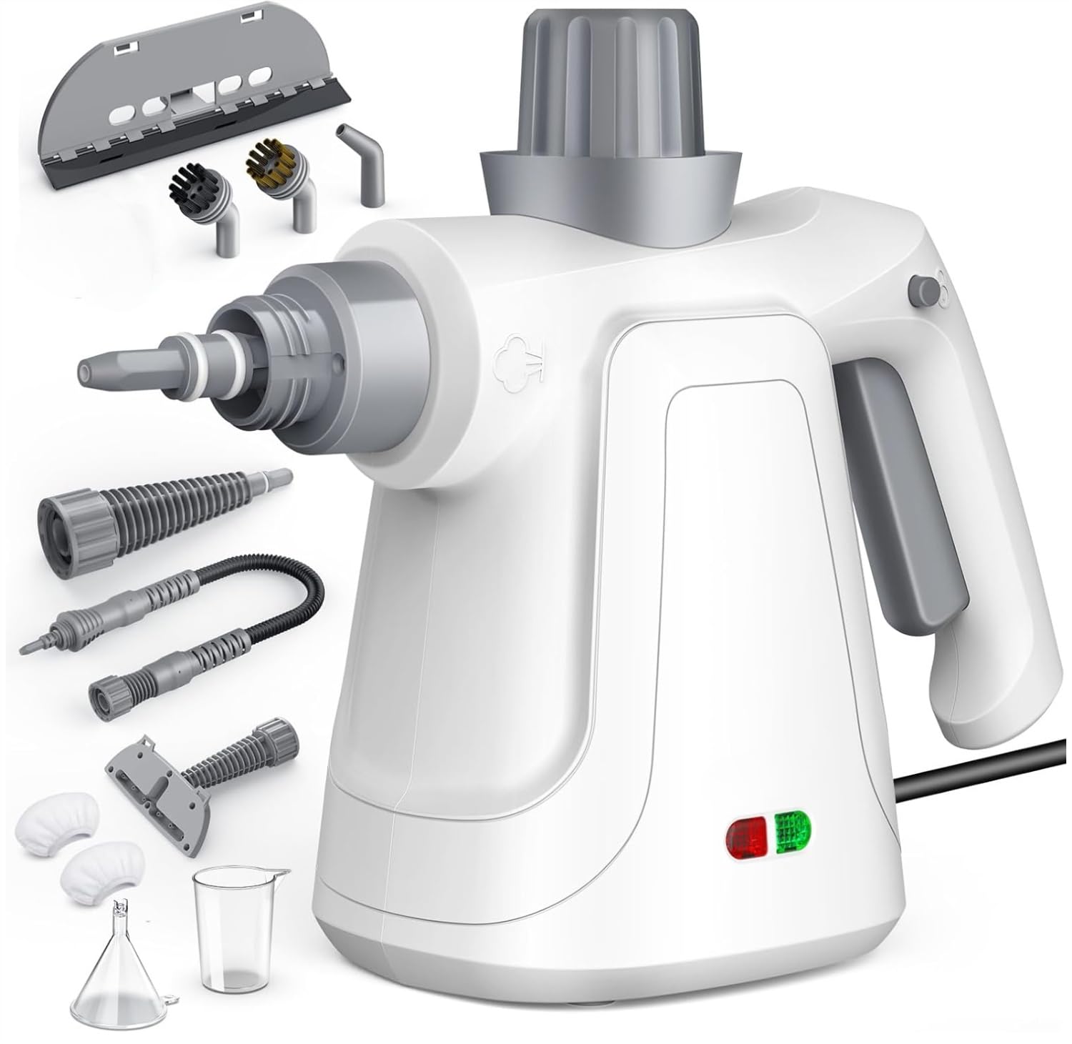 Pulitore a Vapore Portatile Pulitore Vapore Casa Steam Cleaner Per Divani e Tessuti 110 Gradi Vapore Pulizia Macchina Per Cucina, Bagno, Pavimenti, Auto, Divani E Tessuti Lavavetri