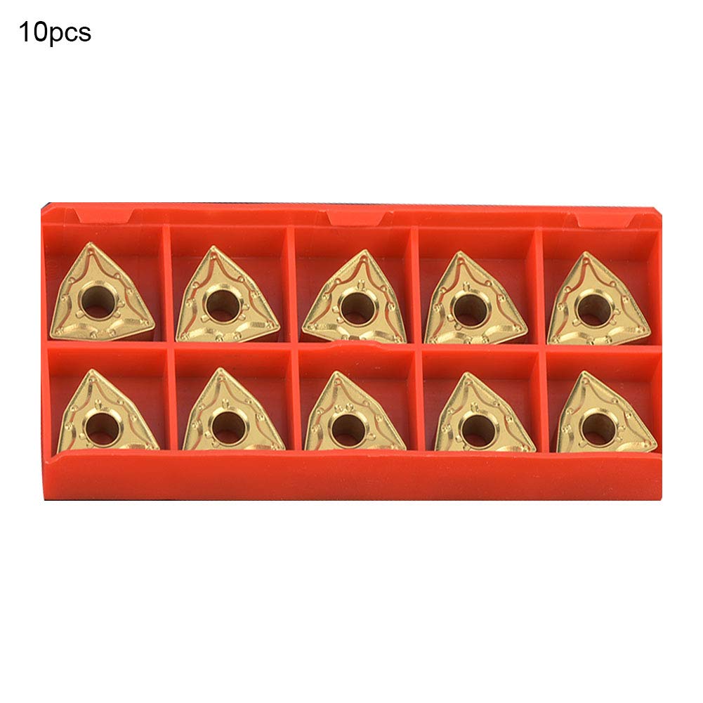 WNMG 432 Carbide Inserts - 10-Pack, Coated CNC Lathe Blades For Turning Tools, High Hardness - View #3