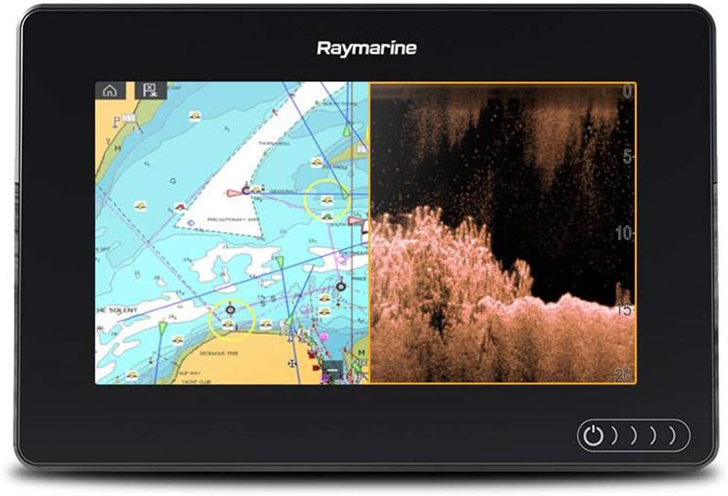 Raymarine E70365-03 Axiom 7 RV Multifunction Display with Integrated RealVision 3D, 600W Sonar and RV-100 transducer