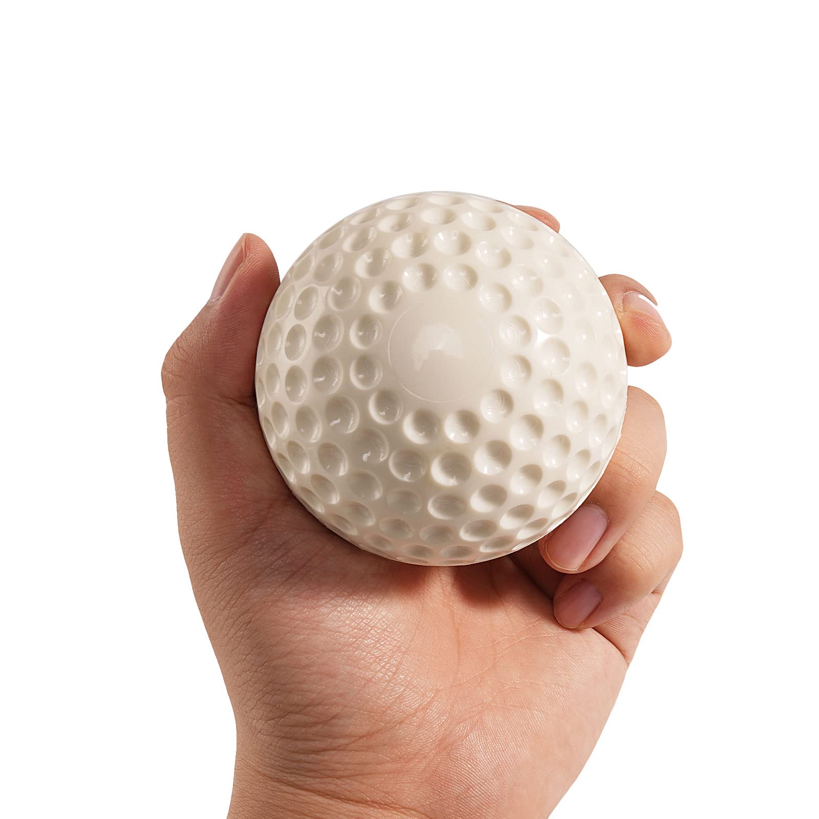 Paquete de 12 pelotas de béisbol para máquina de lanzamiento, 9 pulgadas para coordinación ojo-mano, práctica de golpeo y campo