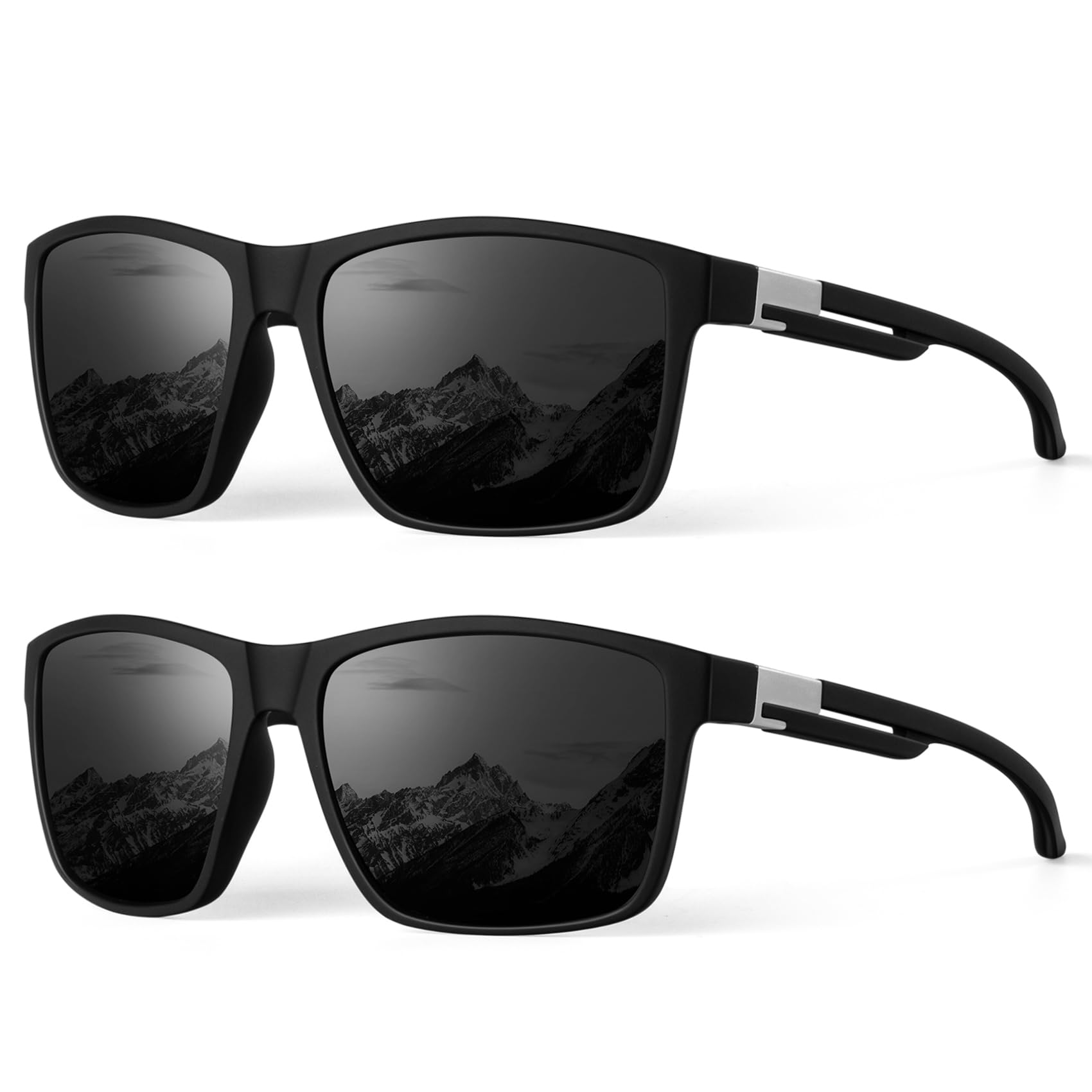 KALIYADI Polarized Sunglasses Men Mens-Sunglasses: Unisex Polarized Sun Glasses Lightweight Driving Fishing UV Protection