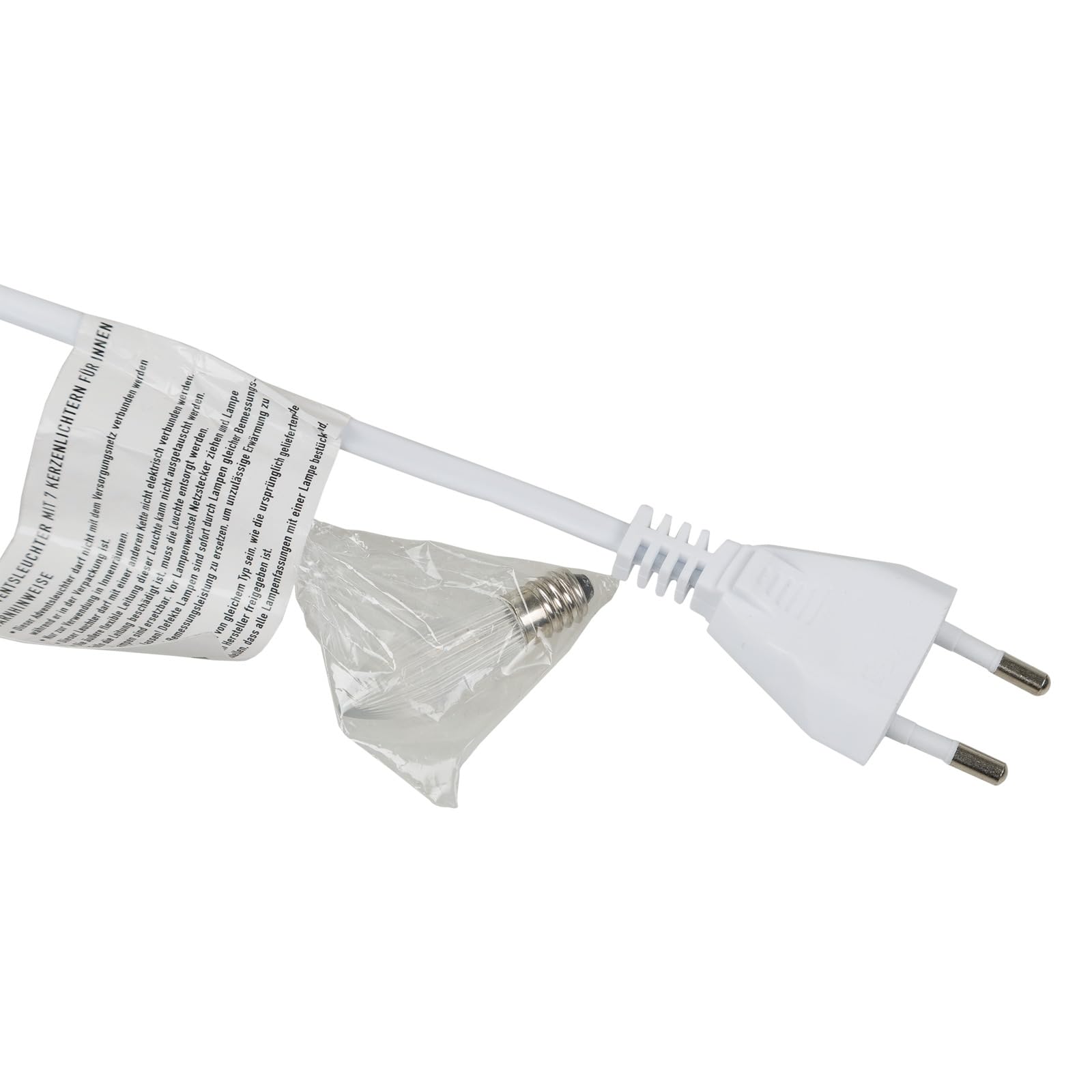 Idena 31604 - Portacandele LED dell'Avvento in legno laccato rosso con 7 candele LED bianco caldo, arco di candele con lampadina di ricambio e interruttore, decorazione natalizia per interni