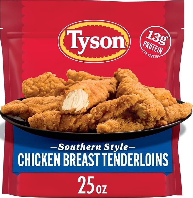 Tyson Frozen Southern Style Chicken Breast Tenderloins, 25 Oz