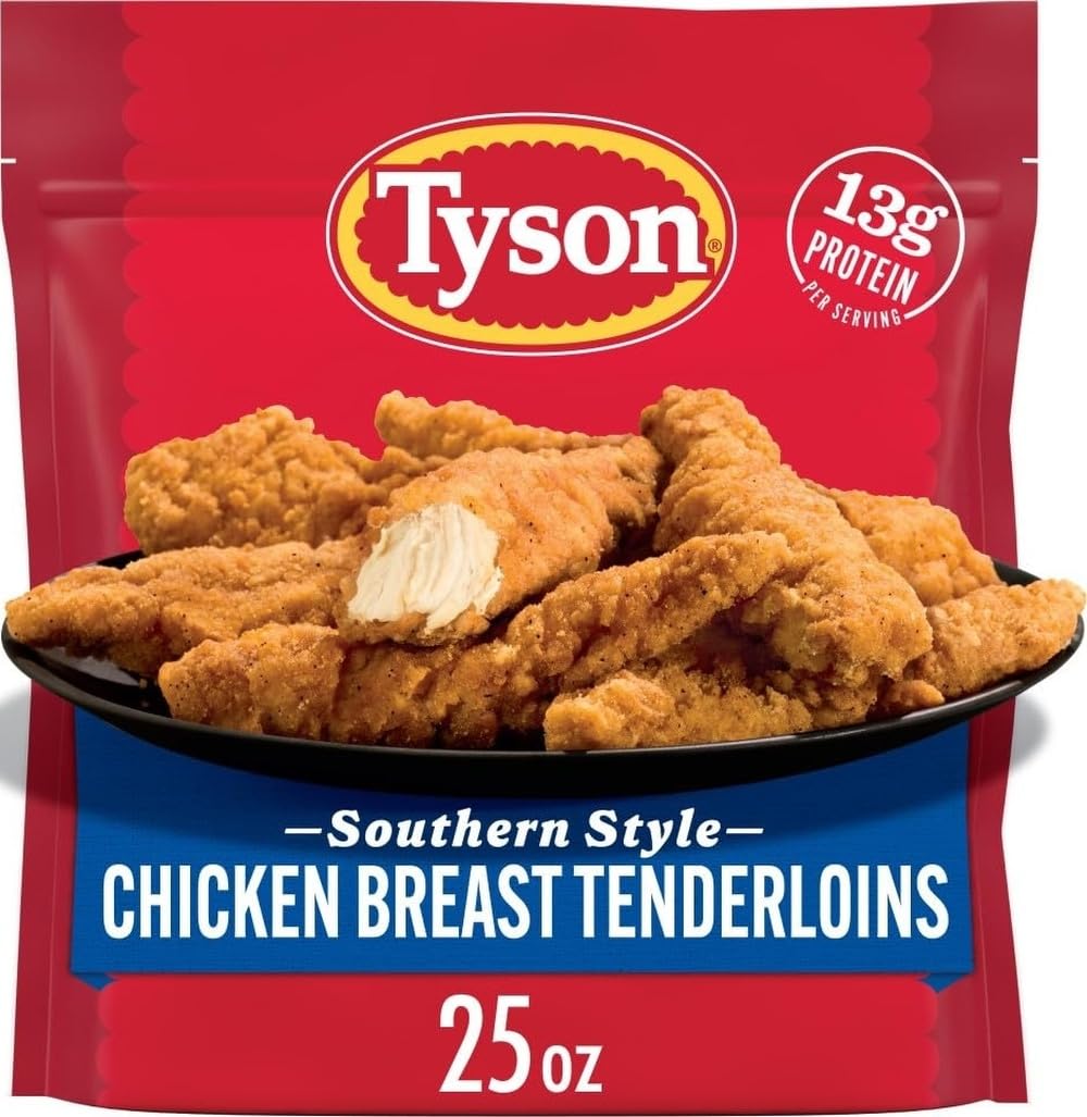 Tyson Frozen Southern Style Chicken Breast Tenderloins, 25 Oz