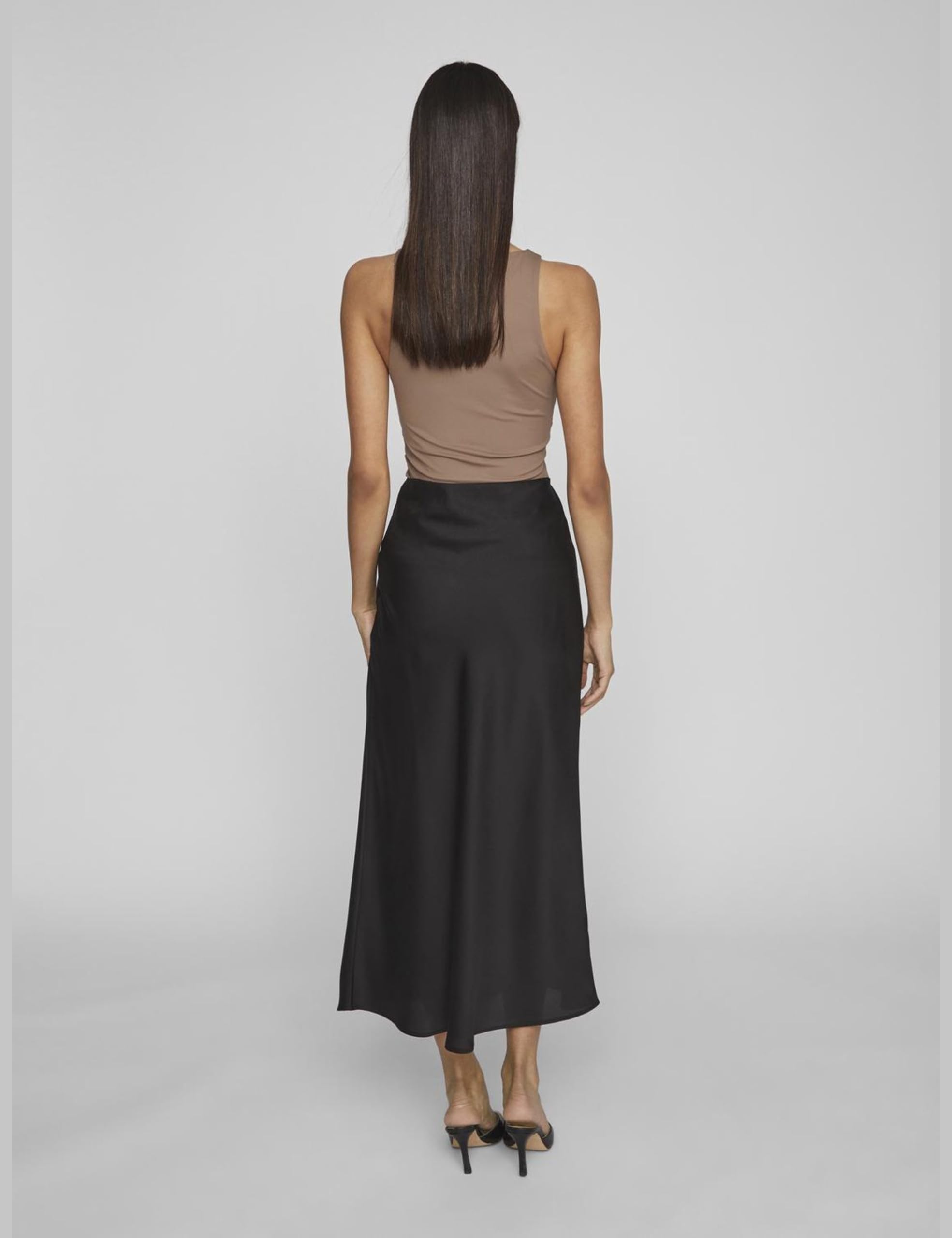 VILA Viellette Hw Jupe Longue - Noos Jupe Longue Femme (Lot de 1)