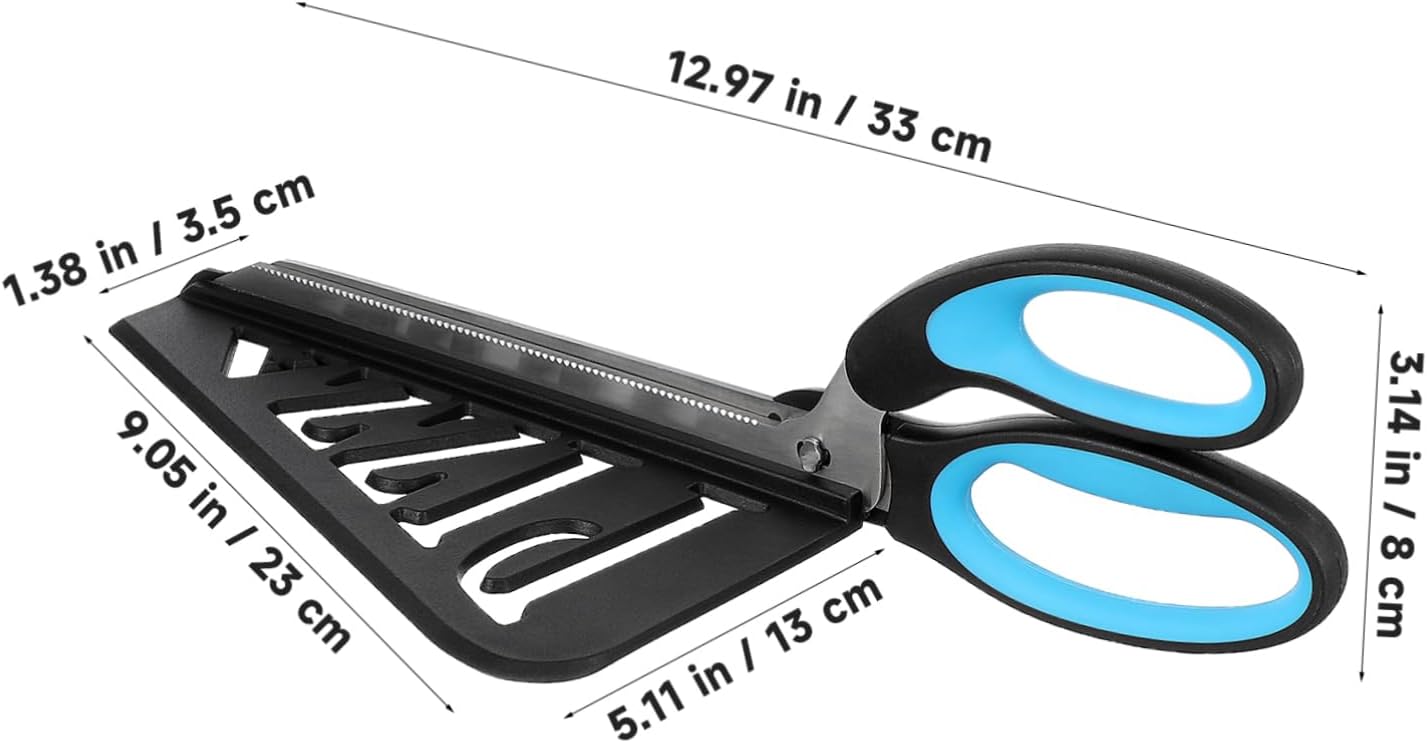 SOLUSTRE 1pc Practical Shear Pizza Scissors Stainless Steel Kitchen Shear Pizza Aid