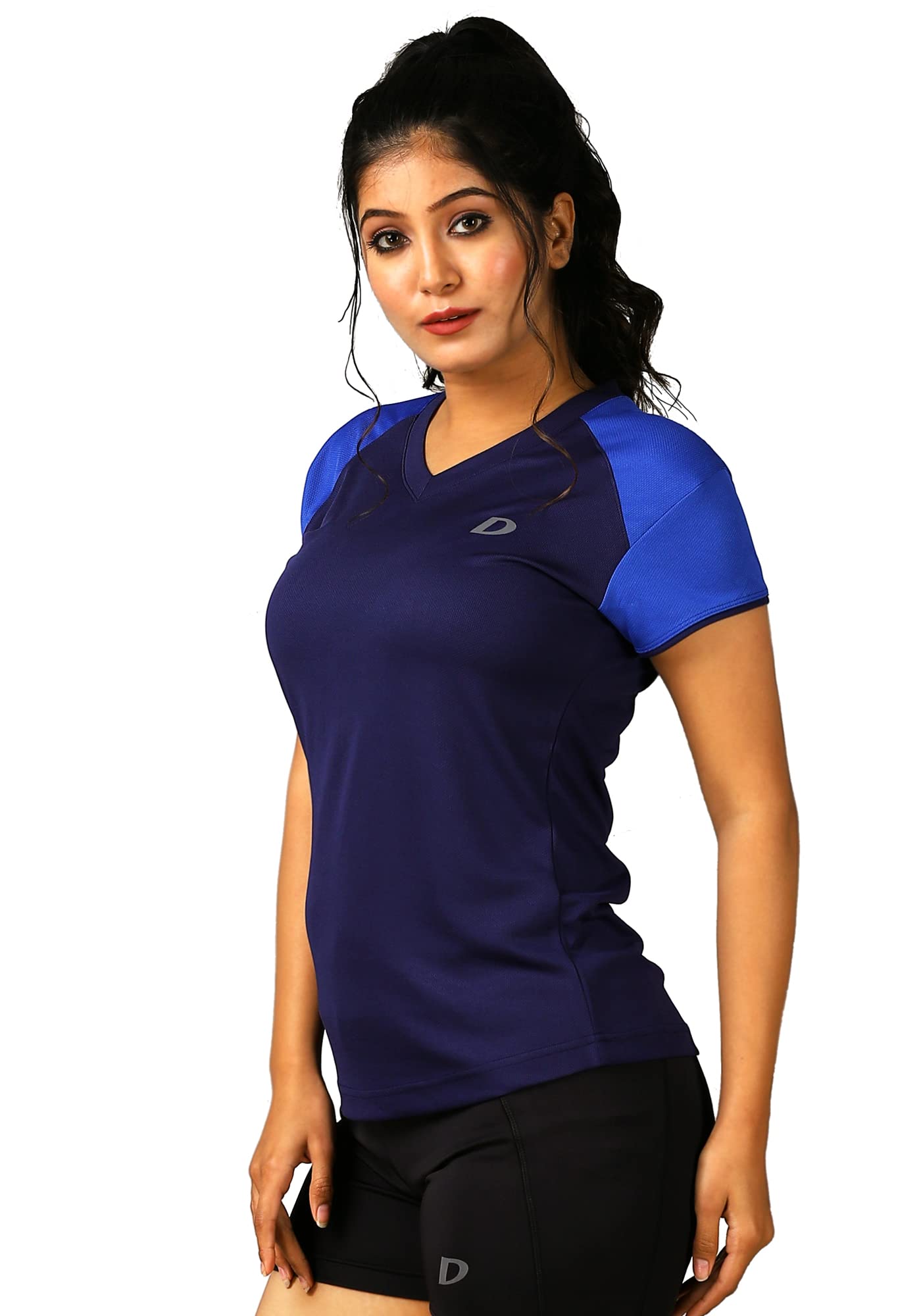 Fitness Ladies Relexed Fit Yoga T Shirts Gym Wear Tees, Sports & Workout Tops for Women & Girls-image-31