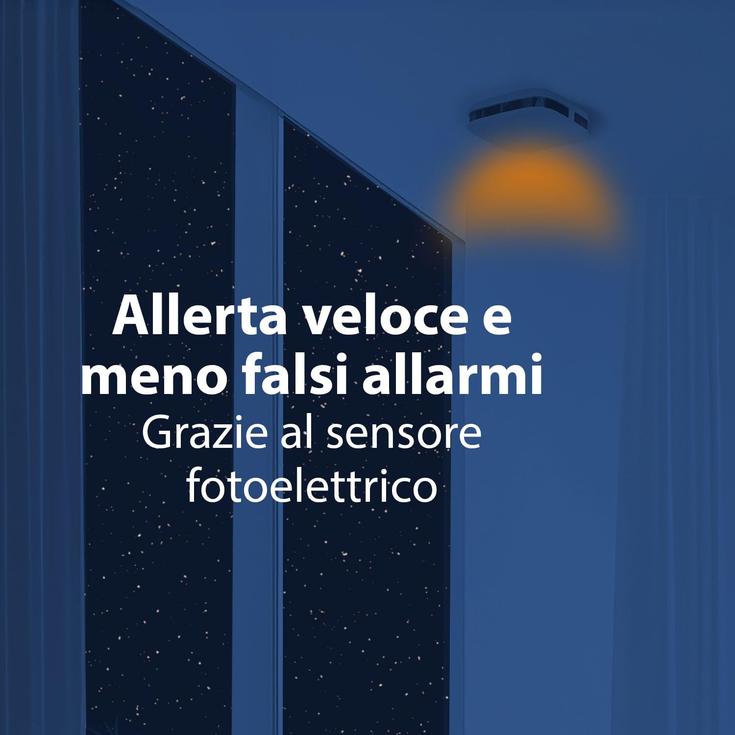 Confezione da 2 rivelatori di fumo interconnettibili Smartwares - Accoppiamento fino a 24 rivelatori - Batteria da 5 anni - Indicatore luminoso - Pulsante di test e silenzio - FSM-11652