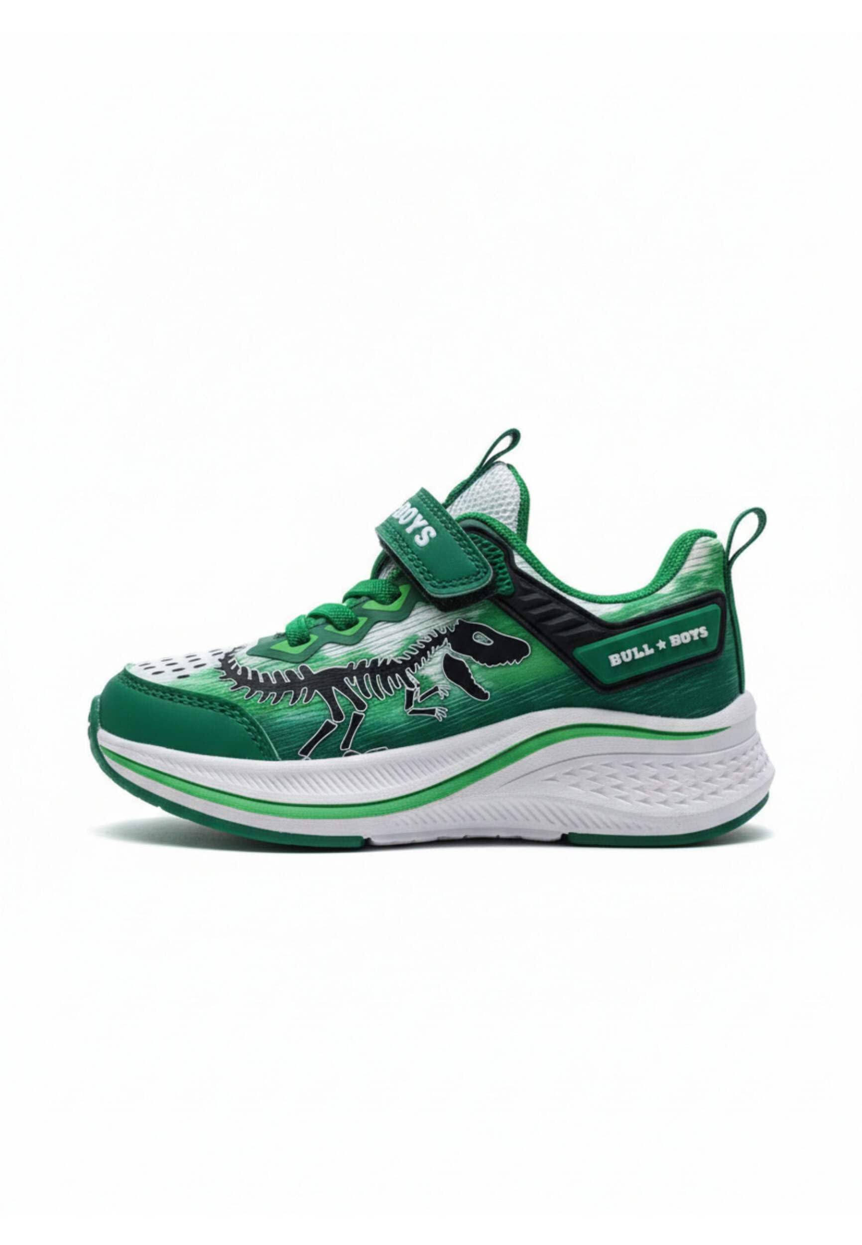 Bull Boys Scarpe Bambino DNAR5274 Uragano Rex Verde,con Audio Attivabile,a Strappo e Suola Ammortizzata