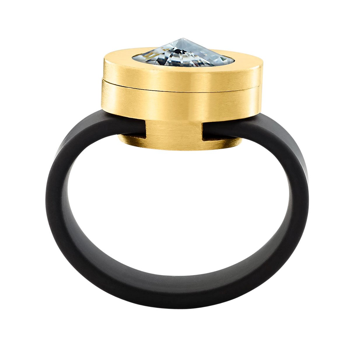 Heideman Ring Colori Damen Wechselstein Zirkonia weiß Edelstahl