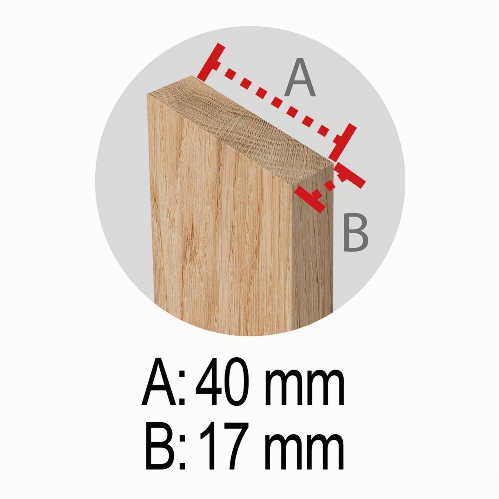 Tréteau pliant en bois de hêtre 75 x H75 cm 1 pz