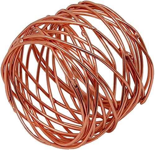 Itos365 Handmade Round Mesh Napkin Rings Holder For Dinning Table Parties Everyday, Set Of 6 #TOP5