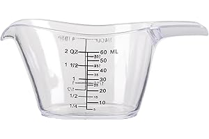 DOTINGHUX 2oz Measuring Cup, 1/4 Cup Measuring Cups, Clear