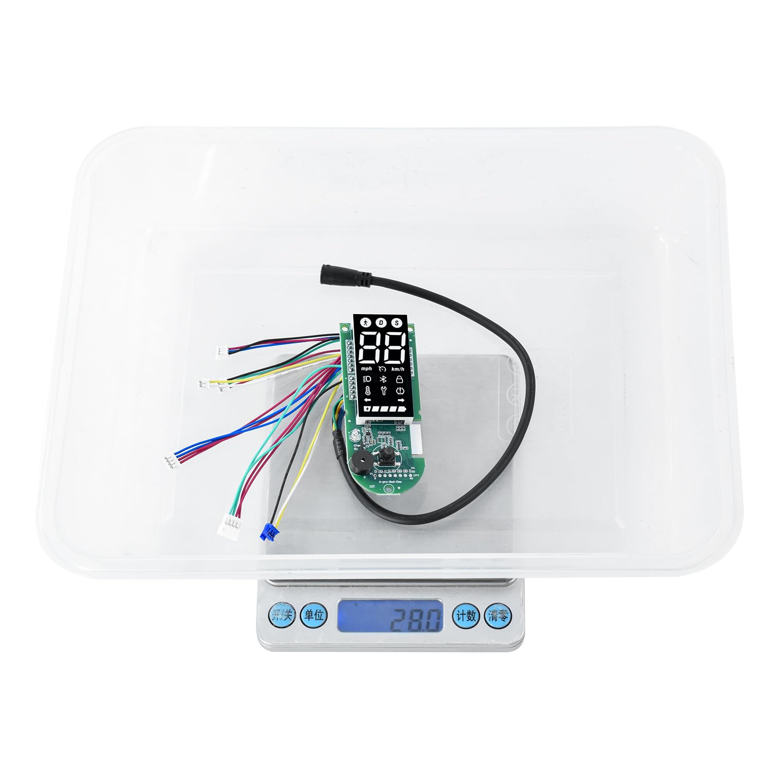 Tableau de Bord pour Xiaomi 4 Pro (2nd Gen) Carte de Circuit Imprimé Bluetooth Écran Moniteur Remplacement de Accessoire pour Scooter électrique