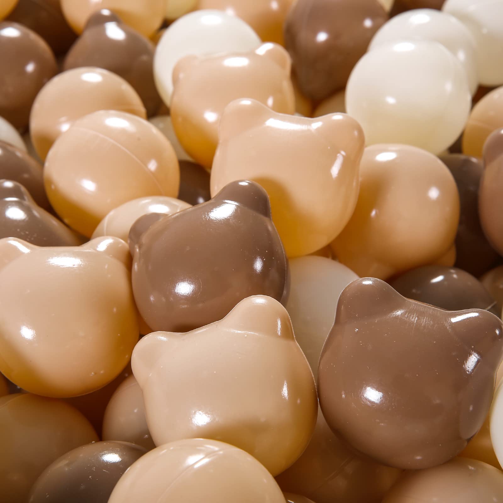 Bear Ball Pit Balls Shapes BPA Free Plastic Play Balls Crush Proof Kids Toddlers Baby Pastel Pelotas Toy Shaped Giant Friendship Bracelet