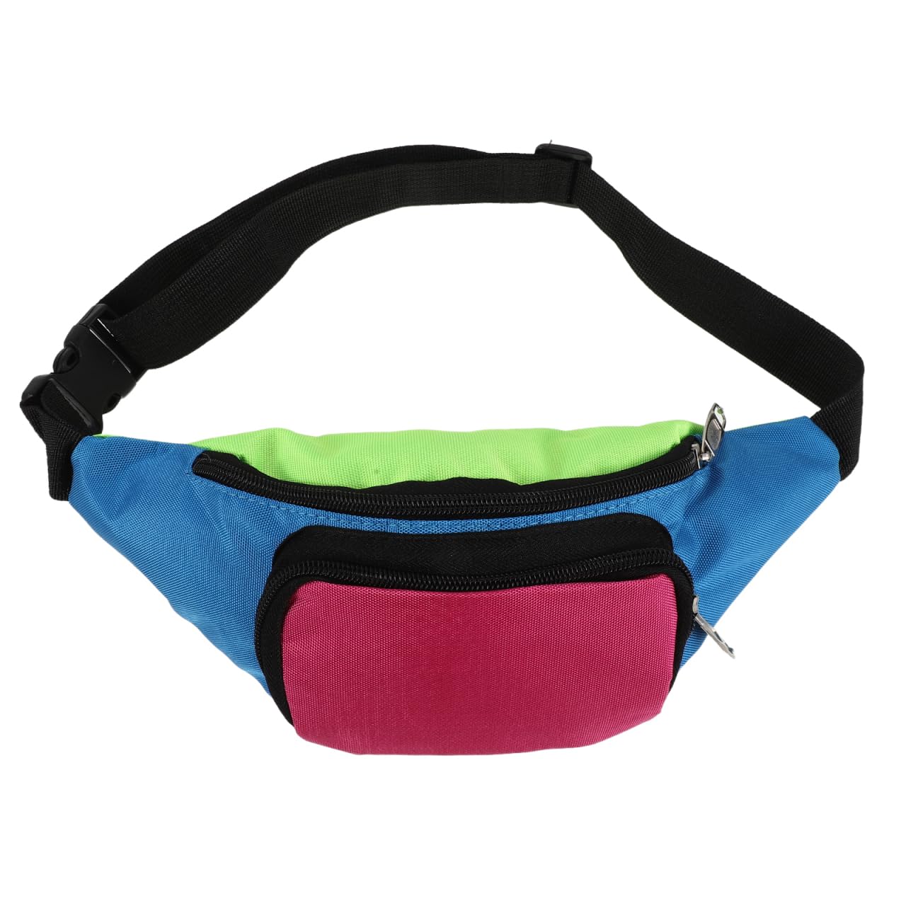 Galpada neon Waist Bag - Bounce-Free 80s Retro Fanny Pack for Festival Party, Water-Resistant Oxford Crossbody Belt Pouch for Running Travel