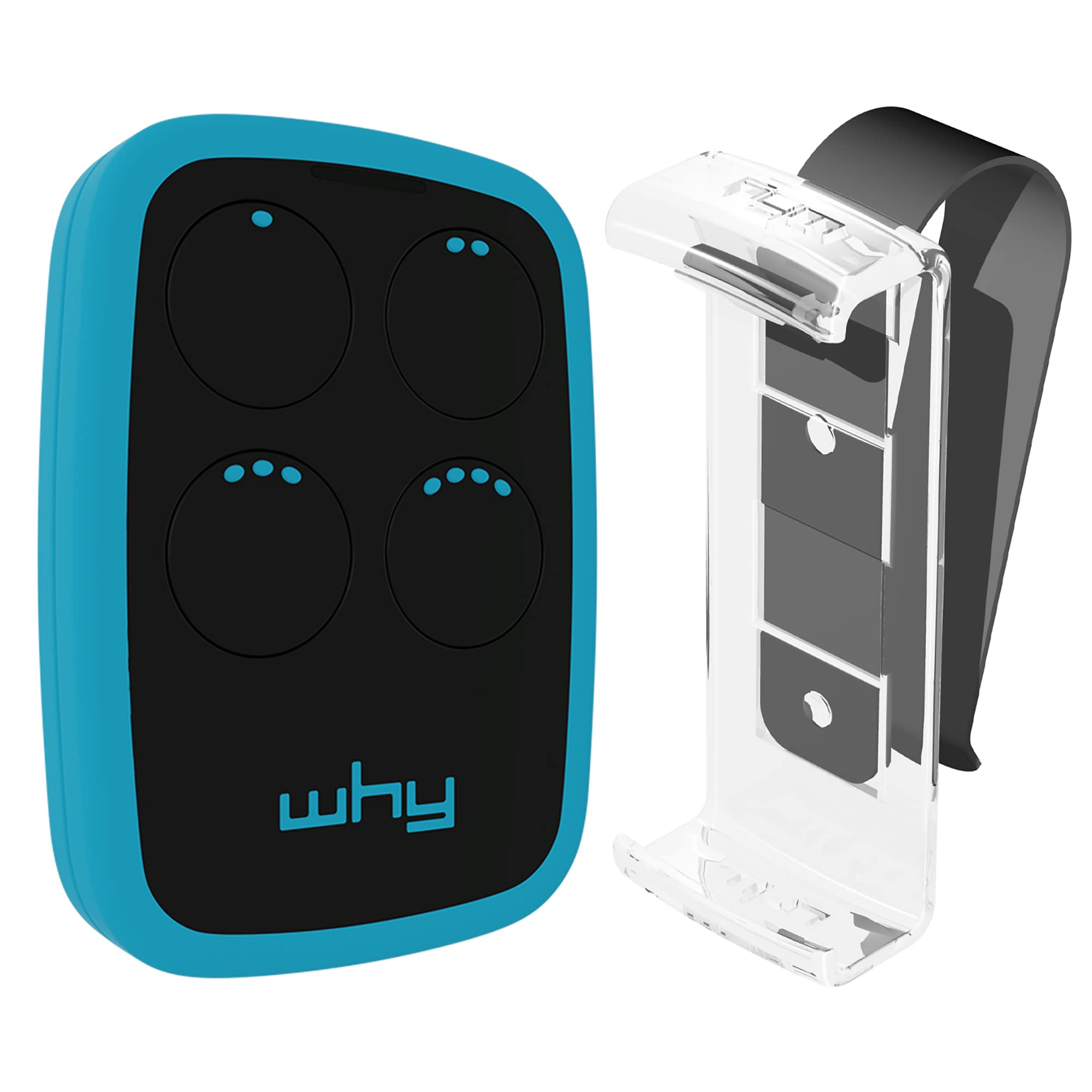 Telecomando Why Evo Multifrequenza - Apricancello Autoapprendente, 4 Pulsanti, Portata Fino A 30m - Foto 5