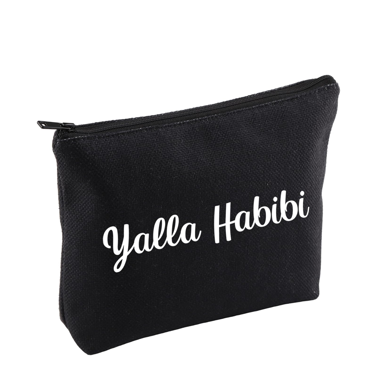 CENWAArabic Quote Gift Habibi Cosmetic Bag Arabic Translation Eid Gift (Ya-lla B)